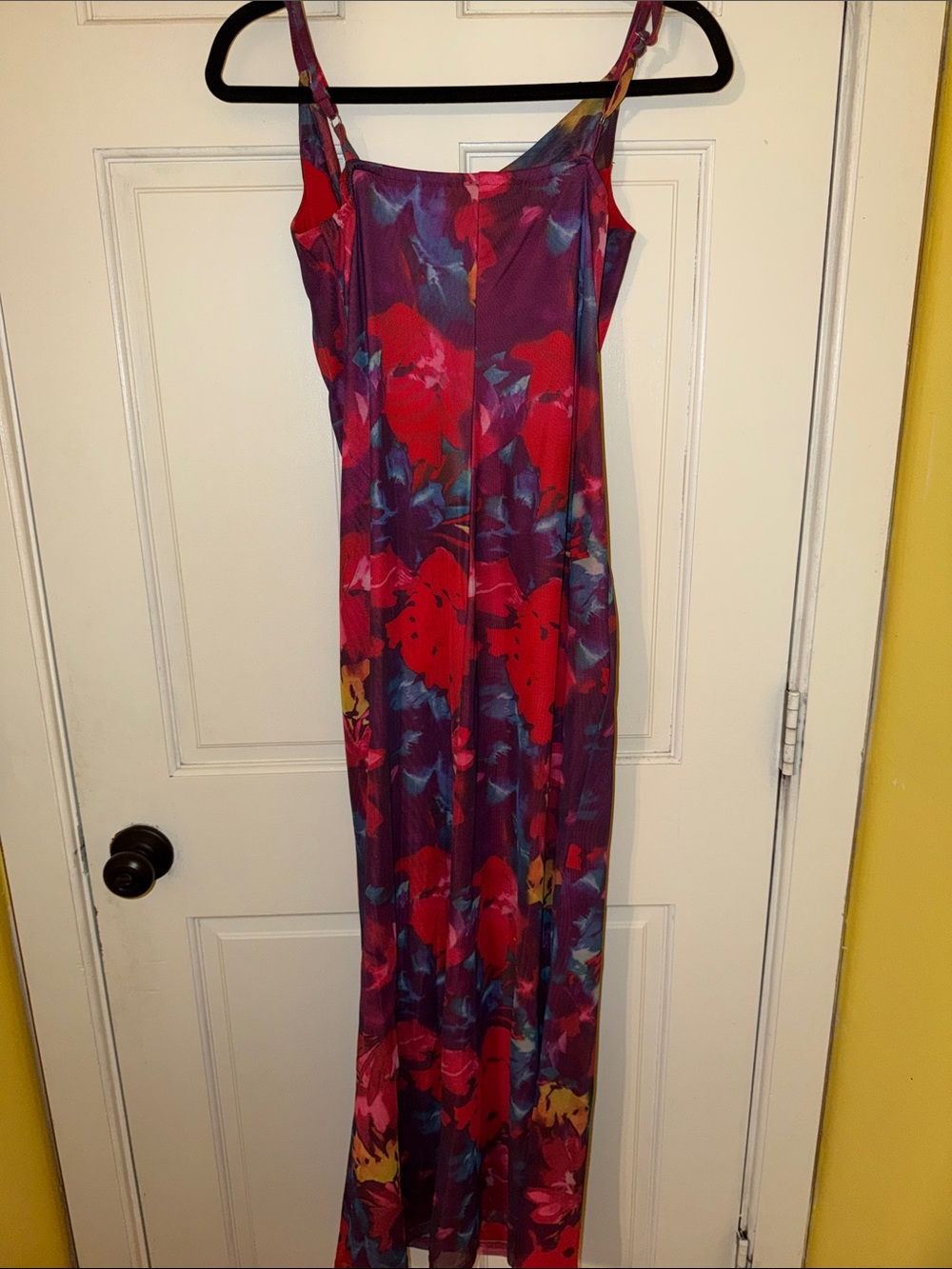 Floral Cowl Neck Slip Dress in Multicolor - Picture 2 of 2